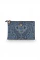 PIP Cosmetic Flat Pouch Medium Kyoto Festival Denim Blue
