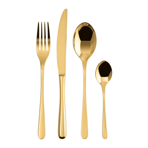 Sambonet Flatware Set 24 Pcs S.H. Taste Pvd Gold
