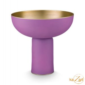 High Tray Metal Matt Lilac 23x24cm