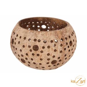 COCOS KAARSHOUDER NATUUR D12CM