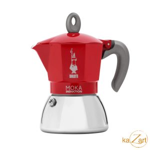 Bialetti - Moka Induction Koffiekan Rood 6 tassen 28cl