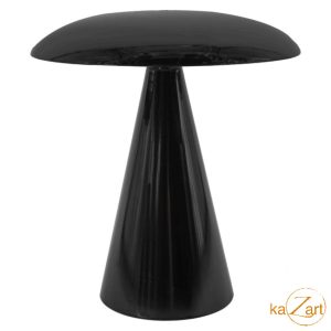 Bureaulamp Mush LED op accu ZWART, afneembare kap