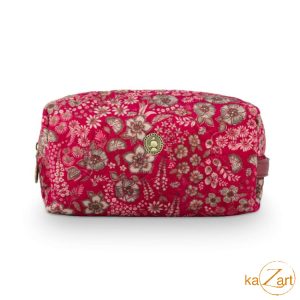 PIP Studio - Toilettas Coco Medium Quilted Daisy Dreams Rood