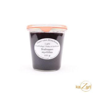 Theo Van Woerkom - fruitbeleg bosbessen 300gr LIGHT