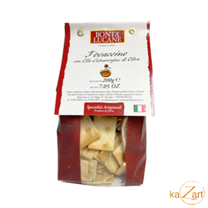 Bonta Lucane Focaccine – Extra virgin olive oil 200gr